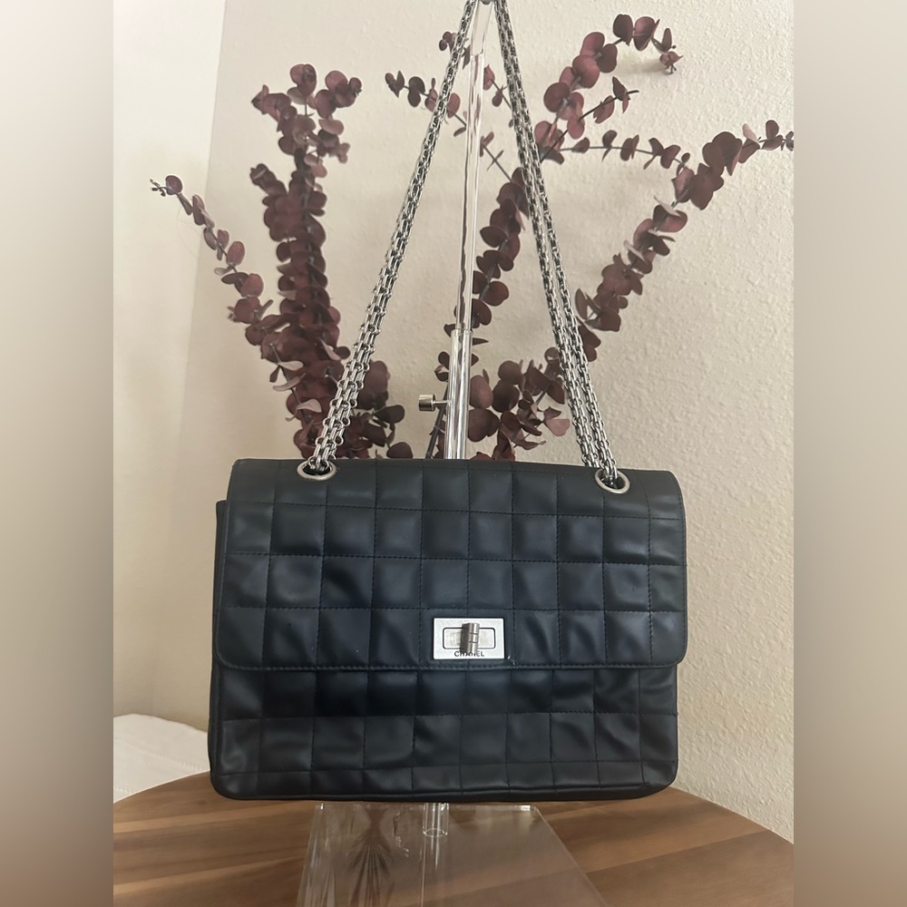 Chanel Vintage Chocolate Bar 2.55 Flap Bag